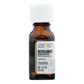 Aura Cacia - Pure Essential Oil Bergamot - 0.5 Fl Oz