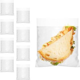 Fold Top Plastic Sandwich Bags 6.5" x 7", Pack of 16000 Clear Plastic Sandwich Baggies with Flip-Top Closure