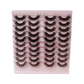 20 Pairs of False Eyelashes Three-Dimensional Thick Natural Curl Warped (Series: 1)