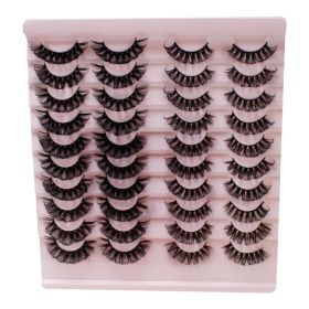 20 Pairs of False Eyelashes Three-Dimensional Thick Natural Curl Warped (Series: 8)