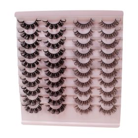 20 Pairs of False Eyelashes Three-Dimensional Thick Natural Curl Warped (Series: 7)