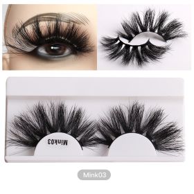 Color Mink Hair False Eyelashes Naturally Fit Thick Eyelashes (Series: 3)