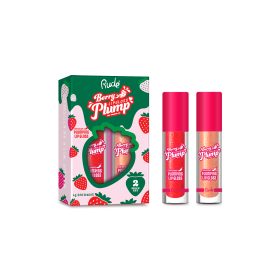 RUDE Berry Plump Plumping Lip Gloss Duo (Color: Fairy & Strawberry Kiss Duo)