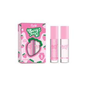 RUDE  Berry Juicy Lip Gloss Duo (Color: Flirty / Pure Duo)