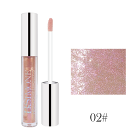 Natural Hydrating Shimmery Lip gloss set, Waterproof Long Lasting Moisturizing Lip Care Lip Oil Gloss (Color: #02)