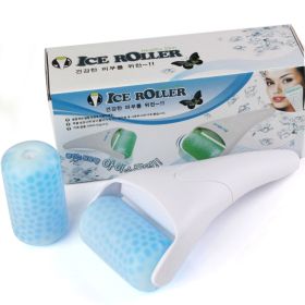 Ice Roller Body Face Facial Cold Gel Cooling Therapy Massager Skin Rejuvenation (Color: Blue)