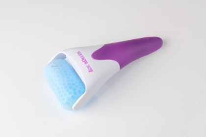 Ice Roller Body Face Facial Cold Gel Cooling Therapy Massager Skin Rejuvenation (Color: Purple)